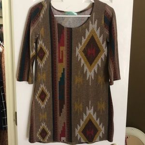 Patterned tunic